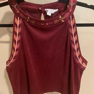 Velvet tank top